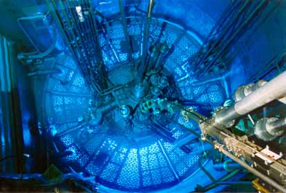 View onto reactor